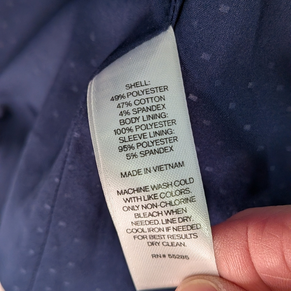 Express Women's Blue Blazer - Picture 5 of 6
